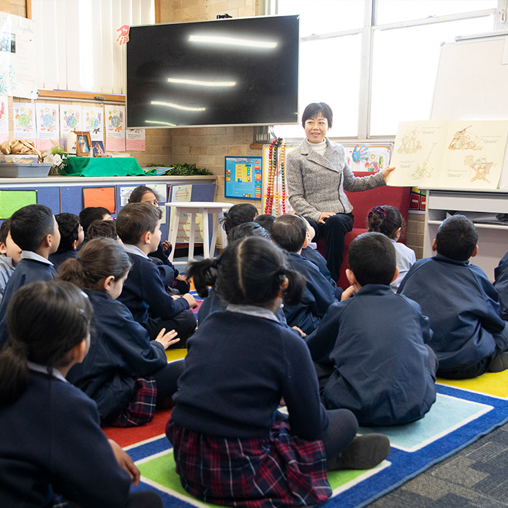 Sacred Heart Catholic Primary School Westmead teacher withy class