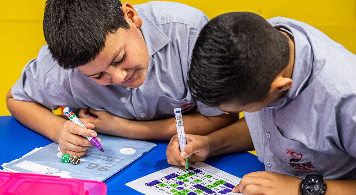 Sacred Heart Catholic Primary School Westmead students learning together