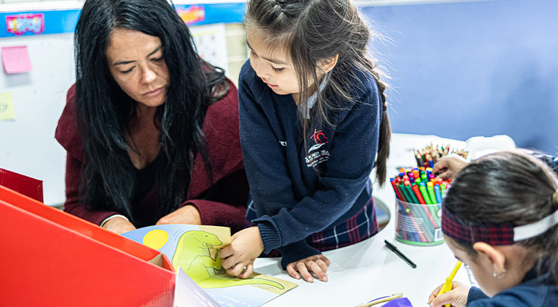 Sacred Heart Catholic Primary School Westmead student and teacher