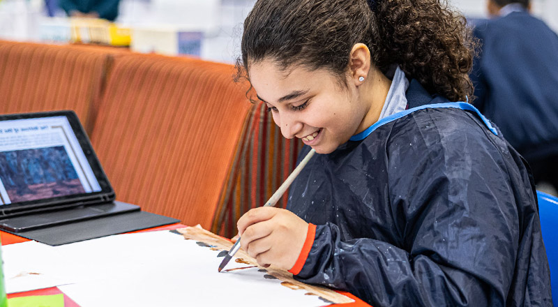 Sacred Heart Catholic Primary School Westmead student painting