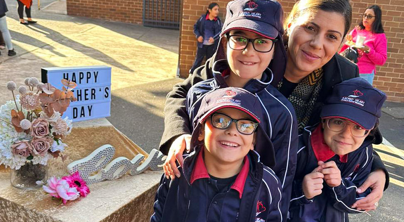 Sacred Heart Catholic Primary School Westmead parents at schools Mother Day celebrations