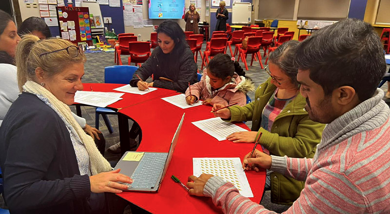 Sacred Heart Catholic Primary School Westmead parents at learning evening