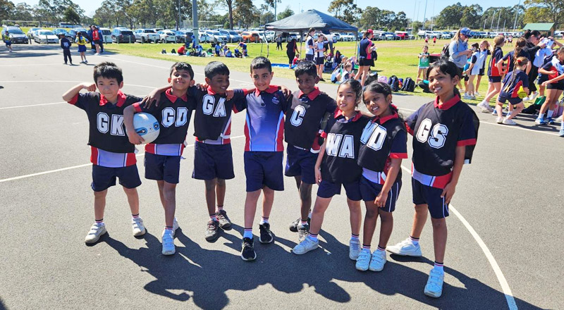 Sacred Heart Catholic Primary Westmead Netball Team