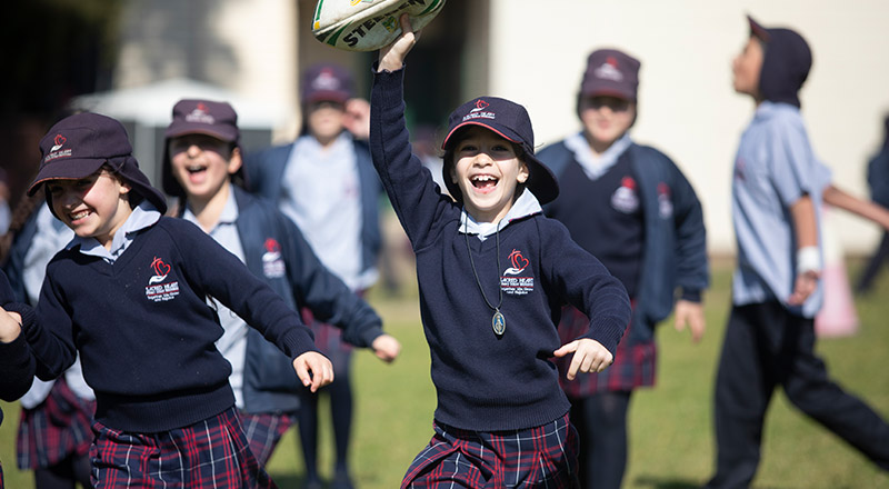 Sacred Heart Catholic Primary School Westmead students playing